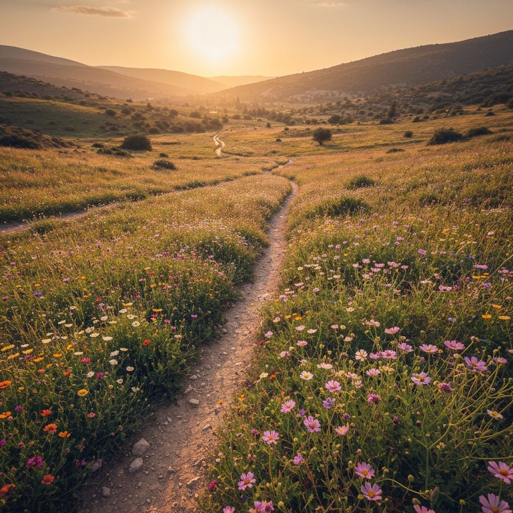 Ελληνικό τοπίο με φυσικό φως